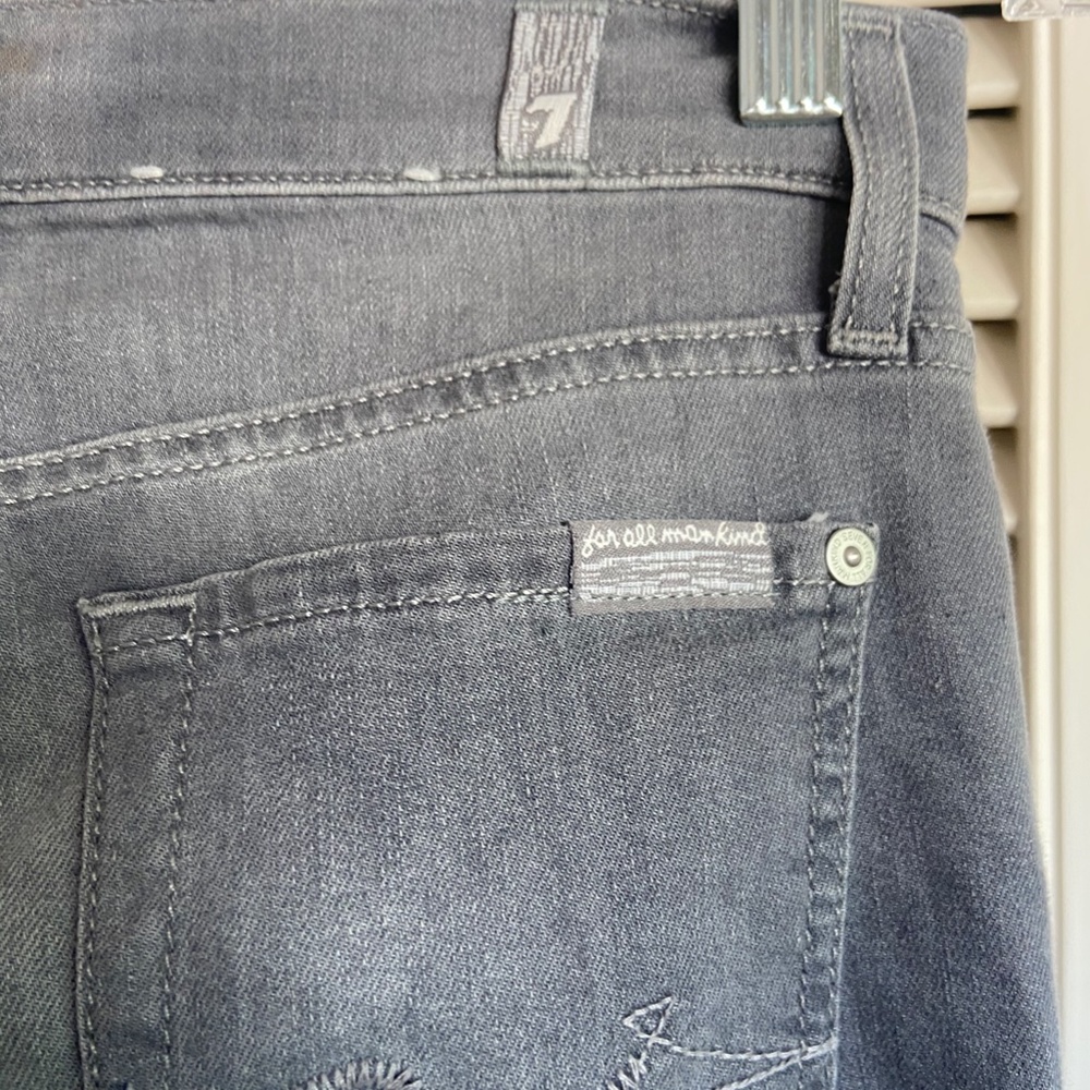 7 For all Mankind grey Jeans